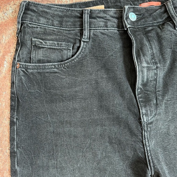 ANTHROPOLOGIE Crop Jeans Pilcro The Letterpress Womens Size 32 Dark Wash Ankle - Picture 2 of 9